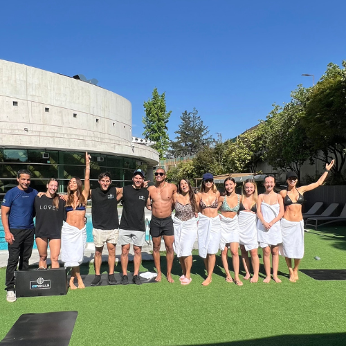 Sesión de recuperación con Ice Walls en Youtopia Vitacura, centro de bienestar integral en Santiago.