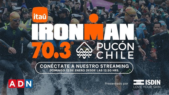 Triatletas en el Ironman Pucón Chile
