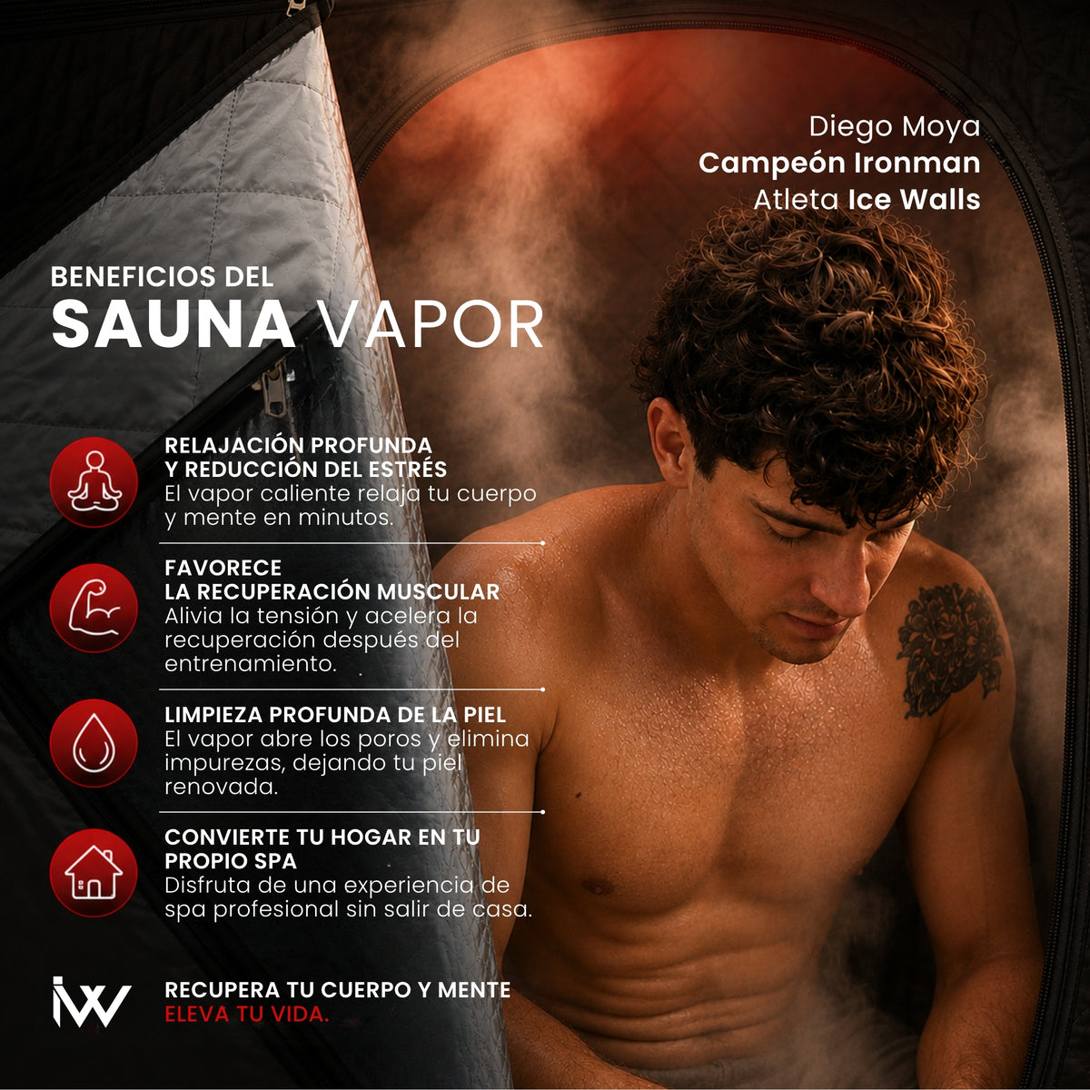Beneficios del sauna a vapor portátil Ice Walls