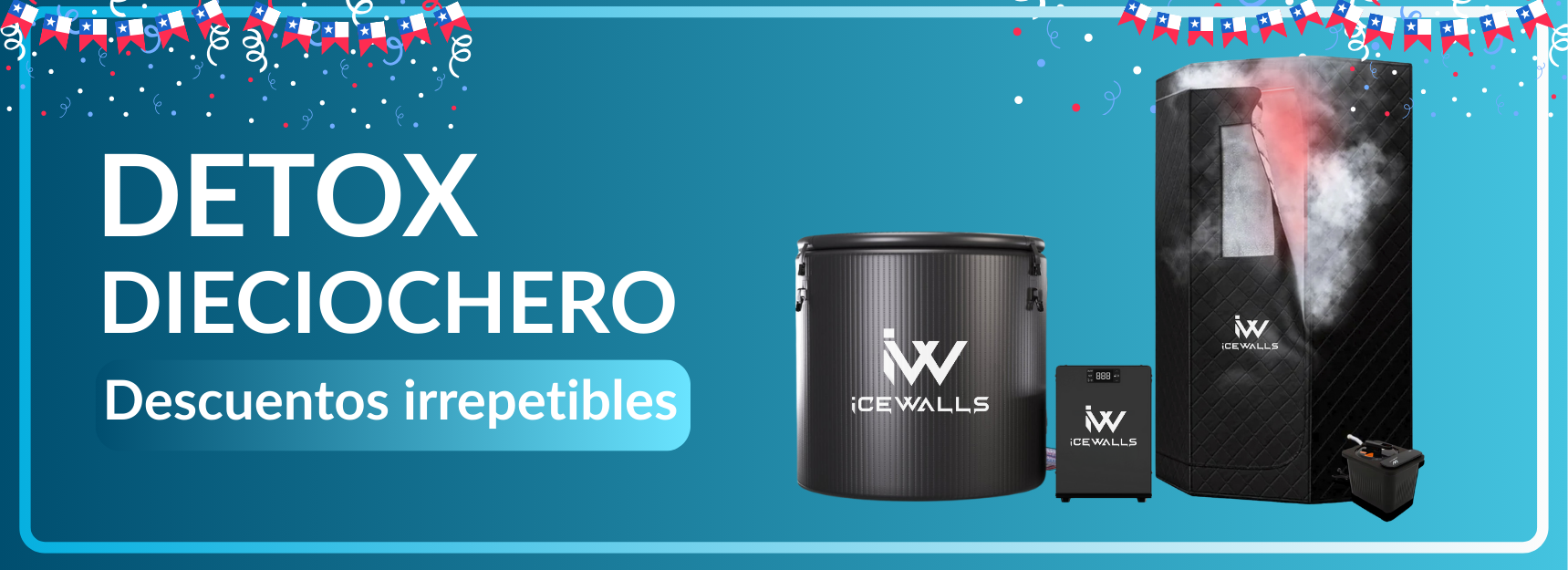 Post Detox Ice Walls: oferta especial en tinas de hielo y calor para bienestar y recuperación tras celebraciones”