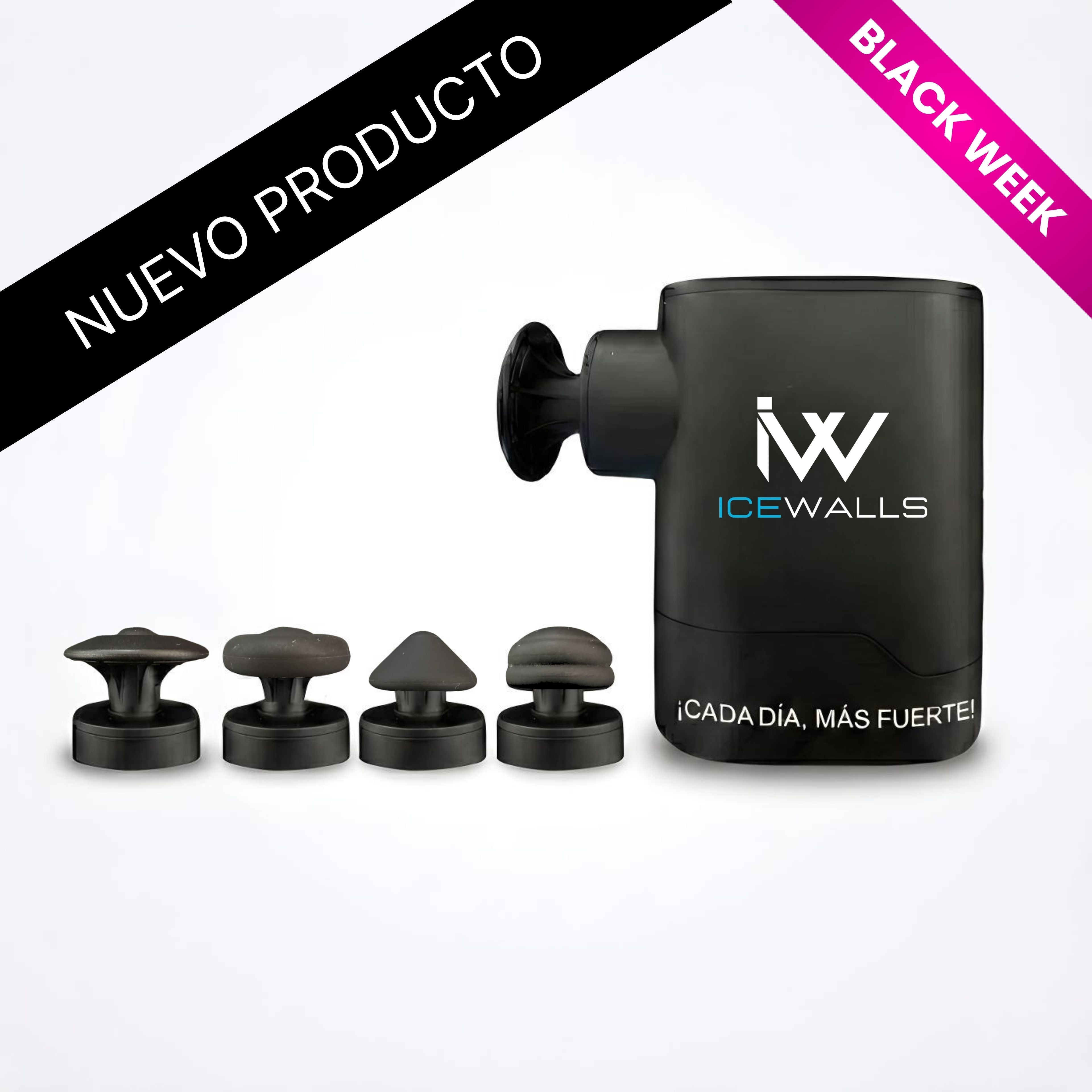 Pistola masajeadora Ice Walls en oferta Summer Sale, masajeador muscular portátil para recuperación y bienestar