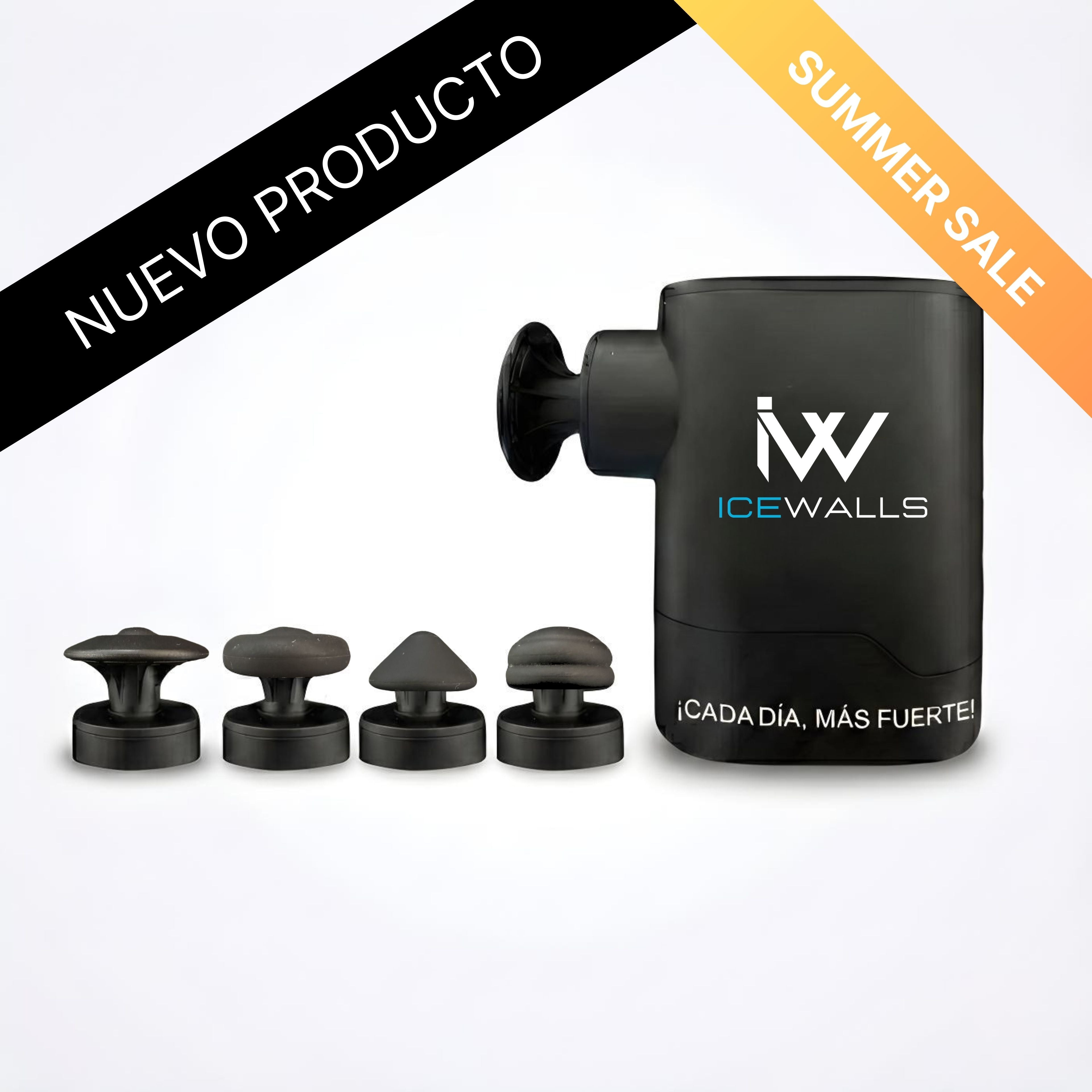 Pistola masajeadora Ice Walls en oferta Summer Sale, masajeador muscular portátil para recuperación y bienestar