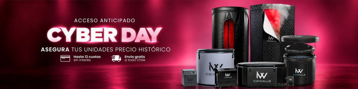 Banner Cyber Ice Walls: saunas y tinas de hielo en oferta