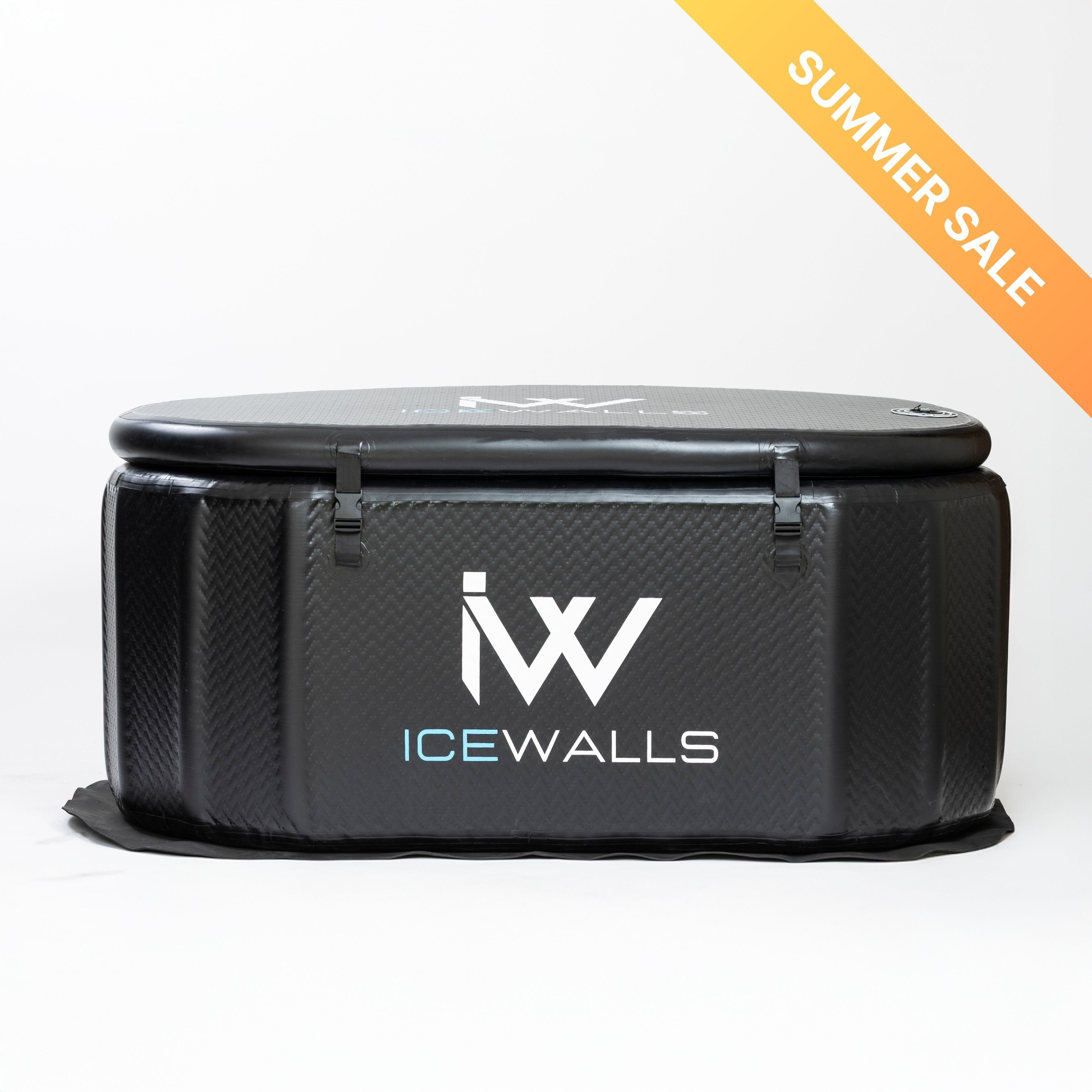Tina de inmersión en hielo Ice Walls resistente y plegable, ideal para deportistas y uso en casa