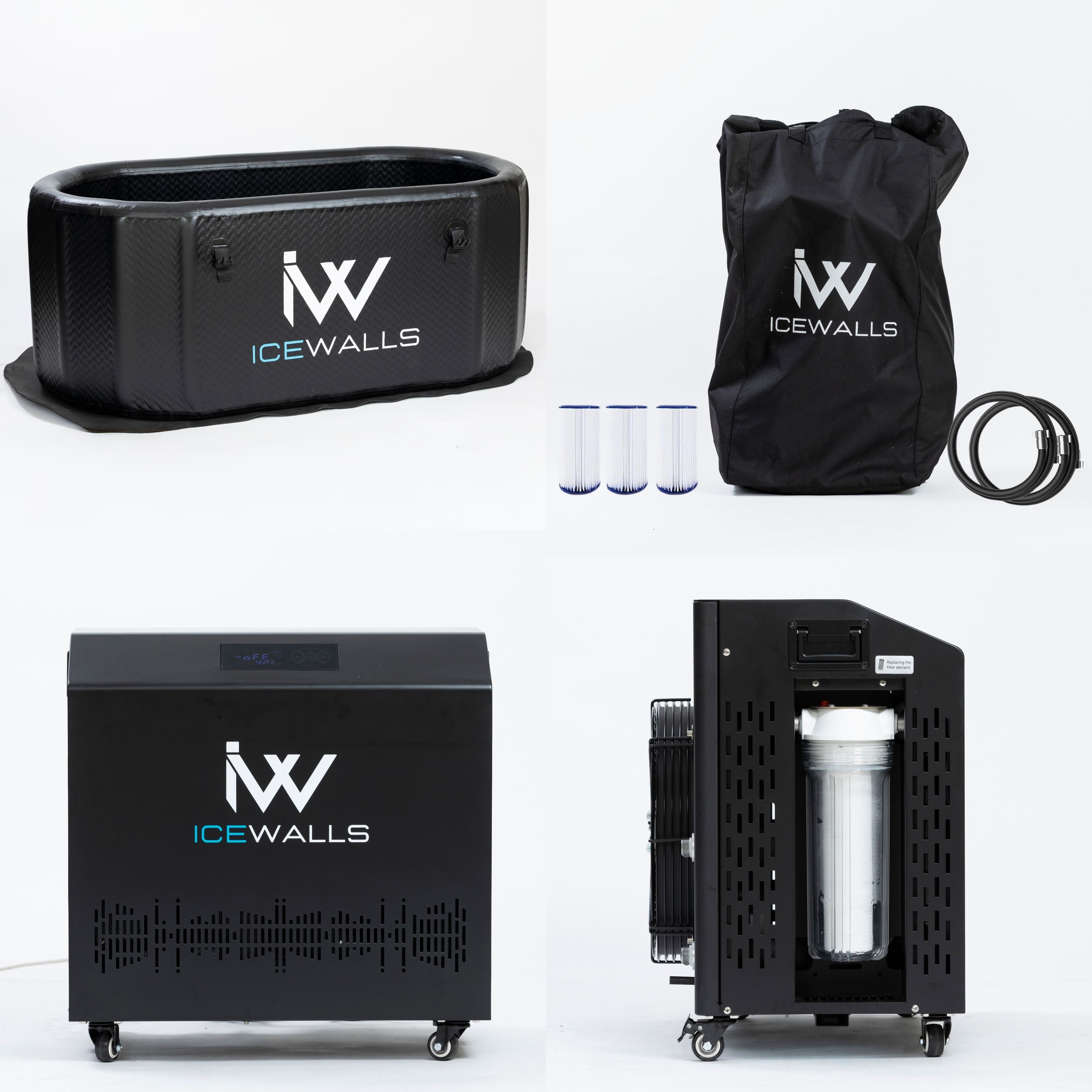 Tina para ice bath con aislamiento térmico para mantener el agua helada por más tiempo