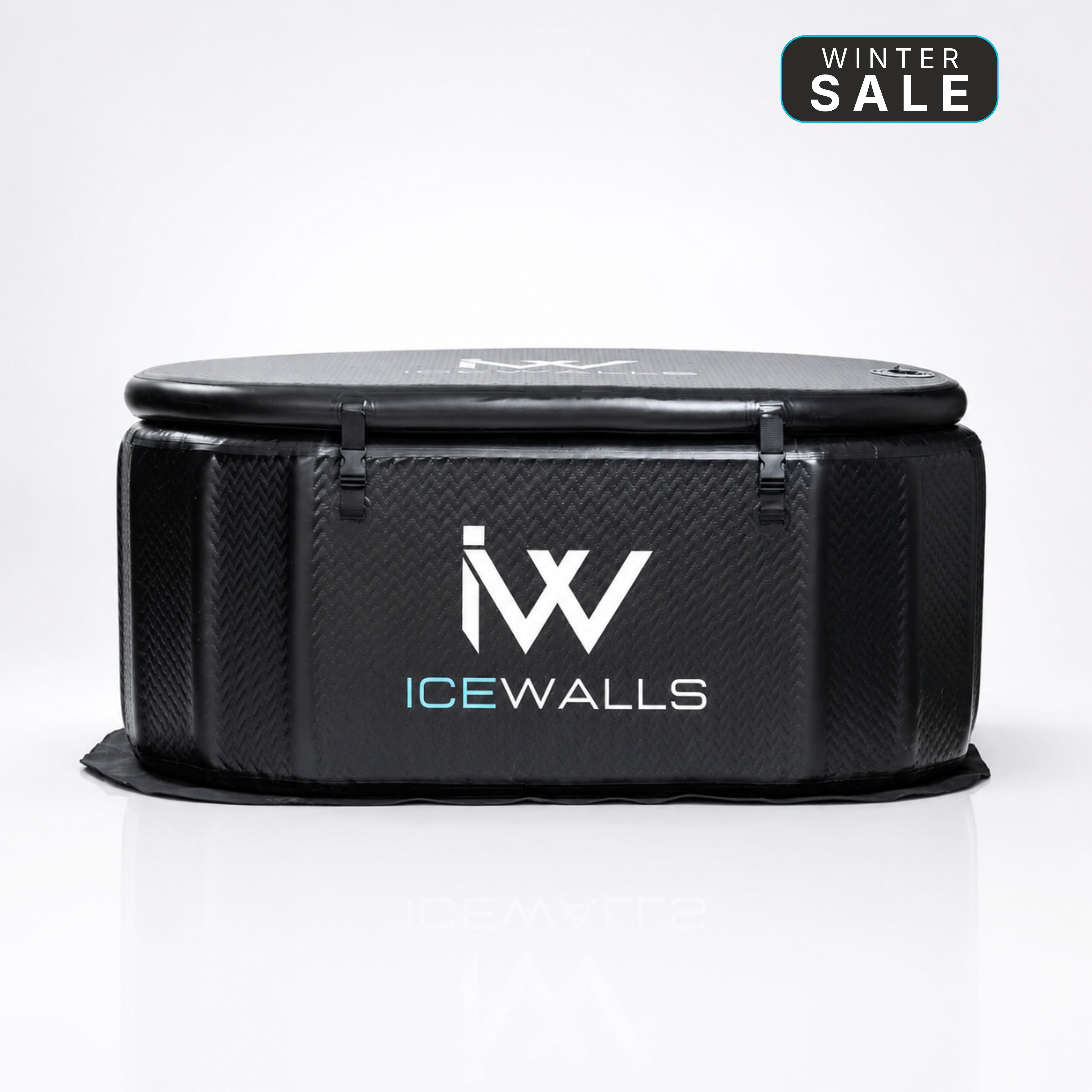 Tina de inmersión en hielo Ice Walls resistente y plegable, ideal para deportistas y uso en casa