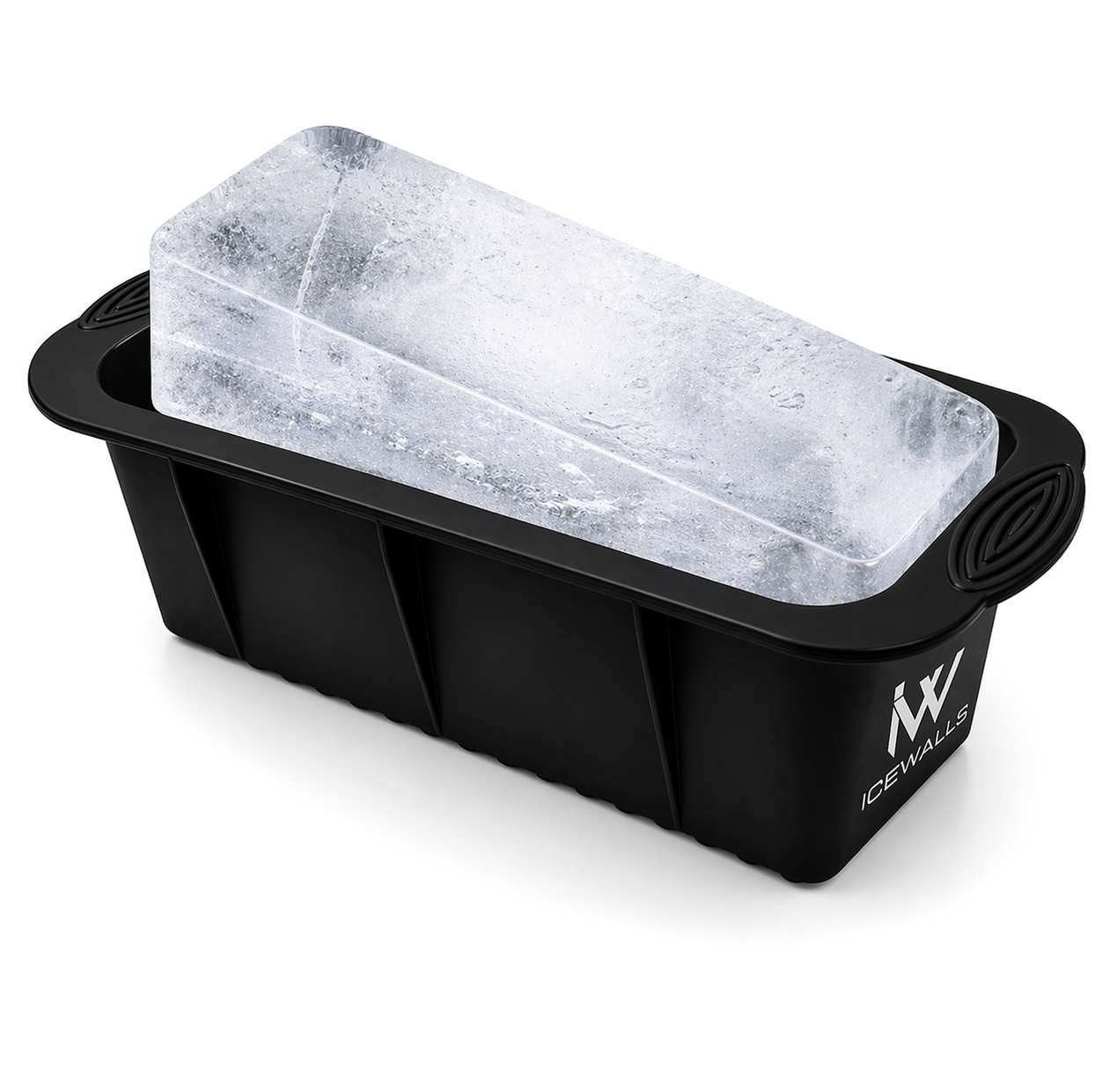 Bloque de hielo XL Icewalls en tina de hielo, dura más que cubos tradicionales