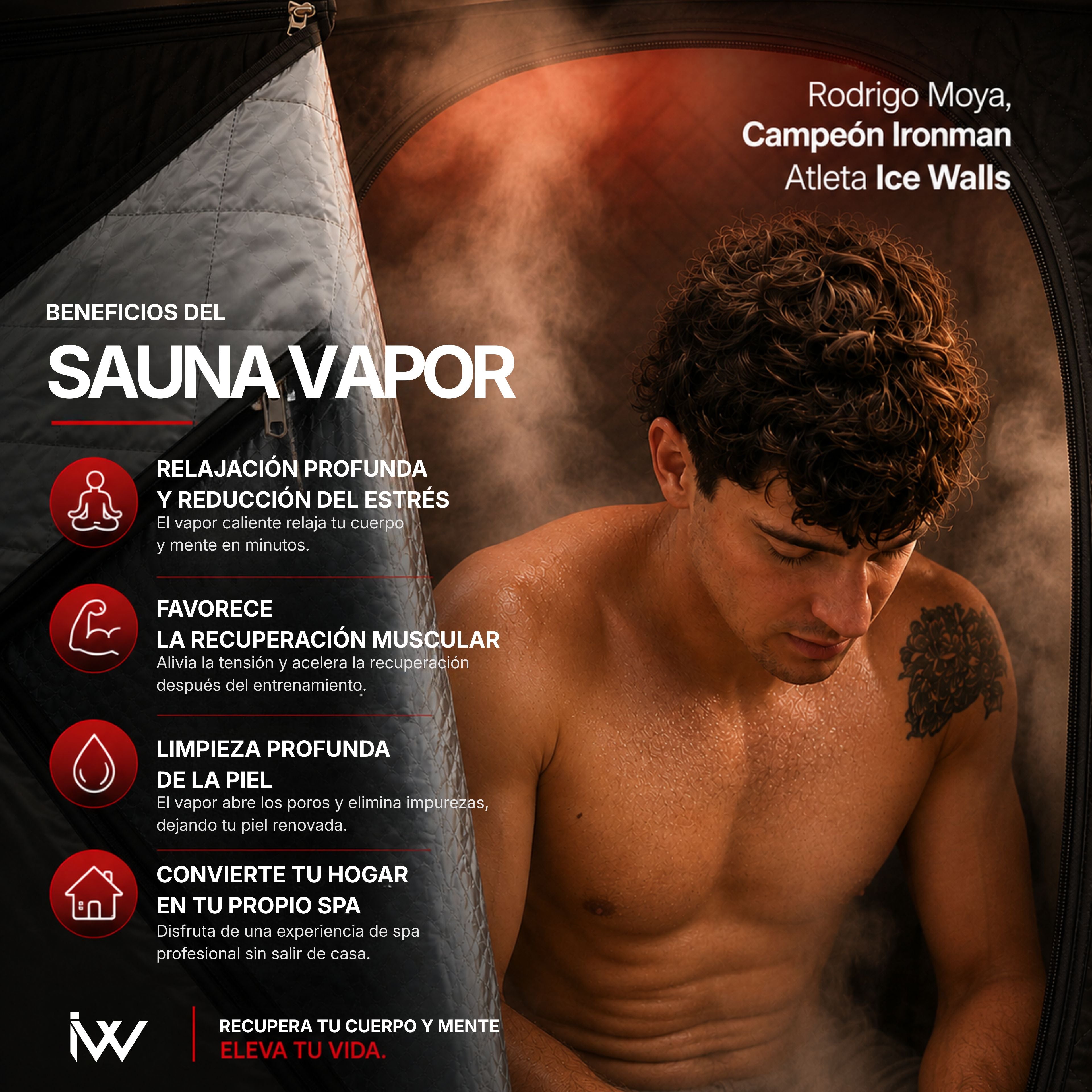Beneficios del sauna a vapor portátil de ice walls