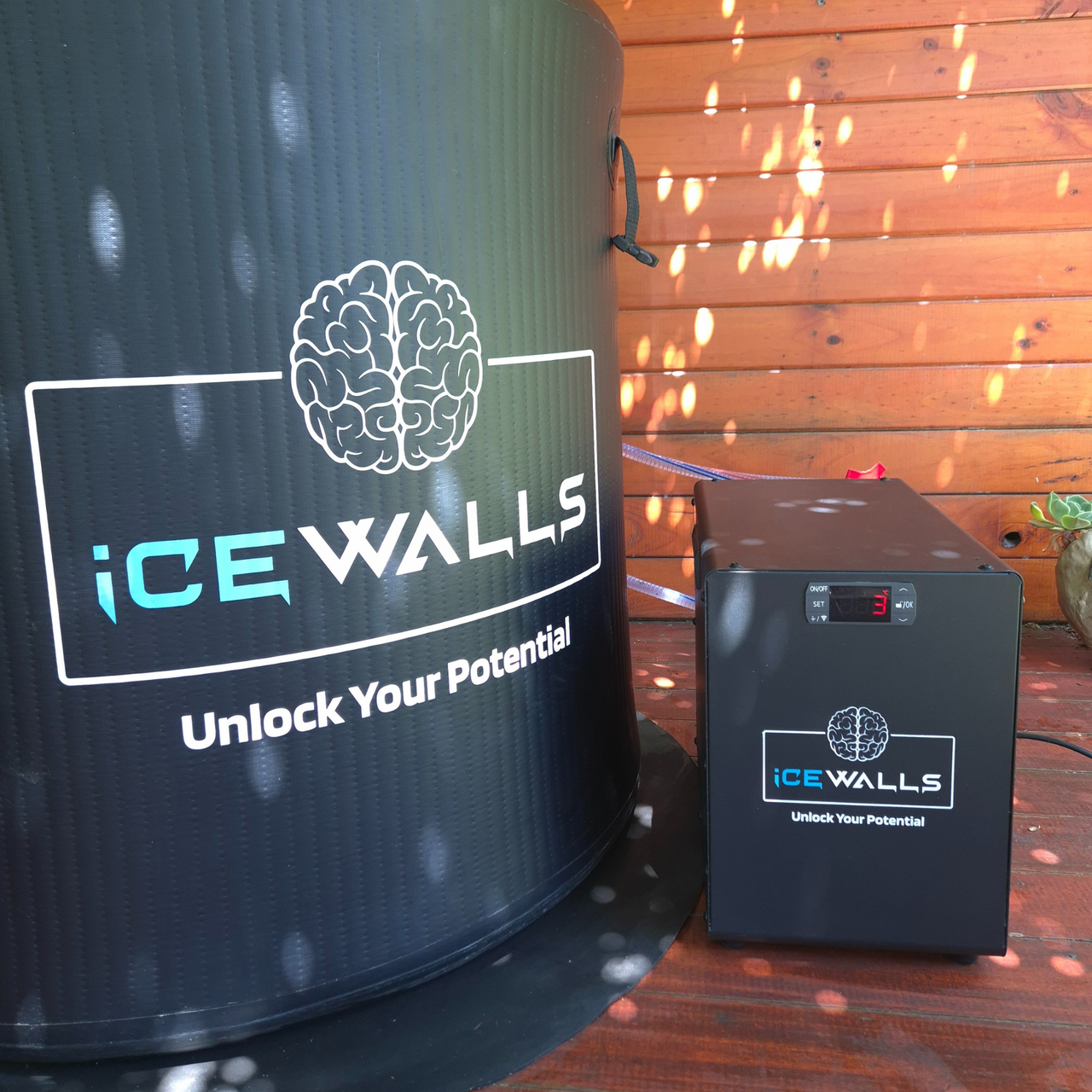 Purificación de agua para tinas de hielo