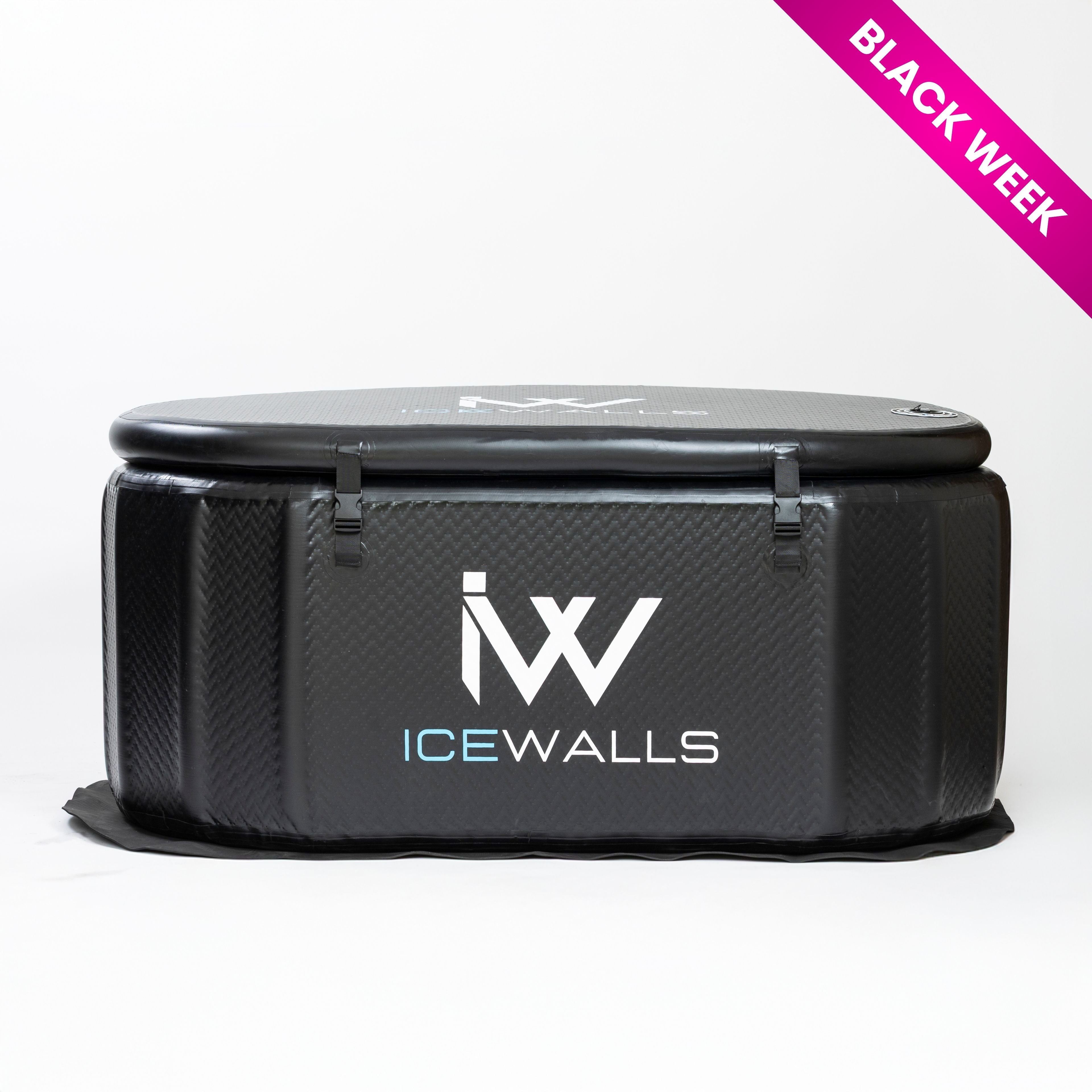 Tina de inmersión en hielo Ice Walls resistente y plegable, ideal para deportistas y uso en casa