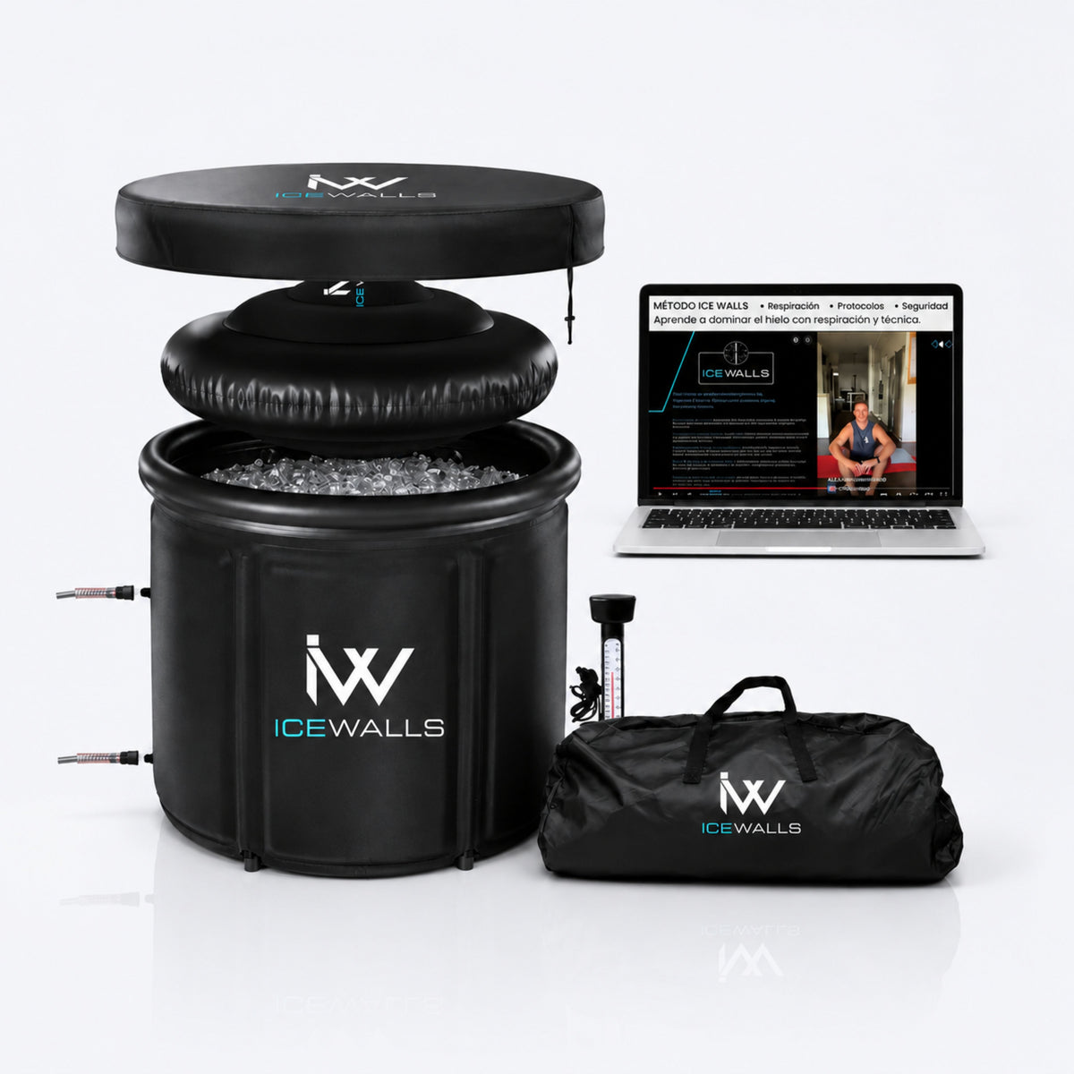 Tina de Hielo Pro Ice Walls para crioterapia y recuperación muscular oferta invierno Ice Walls