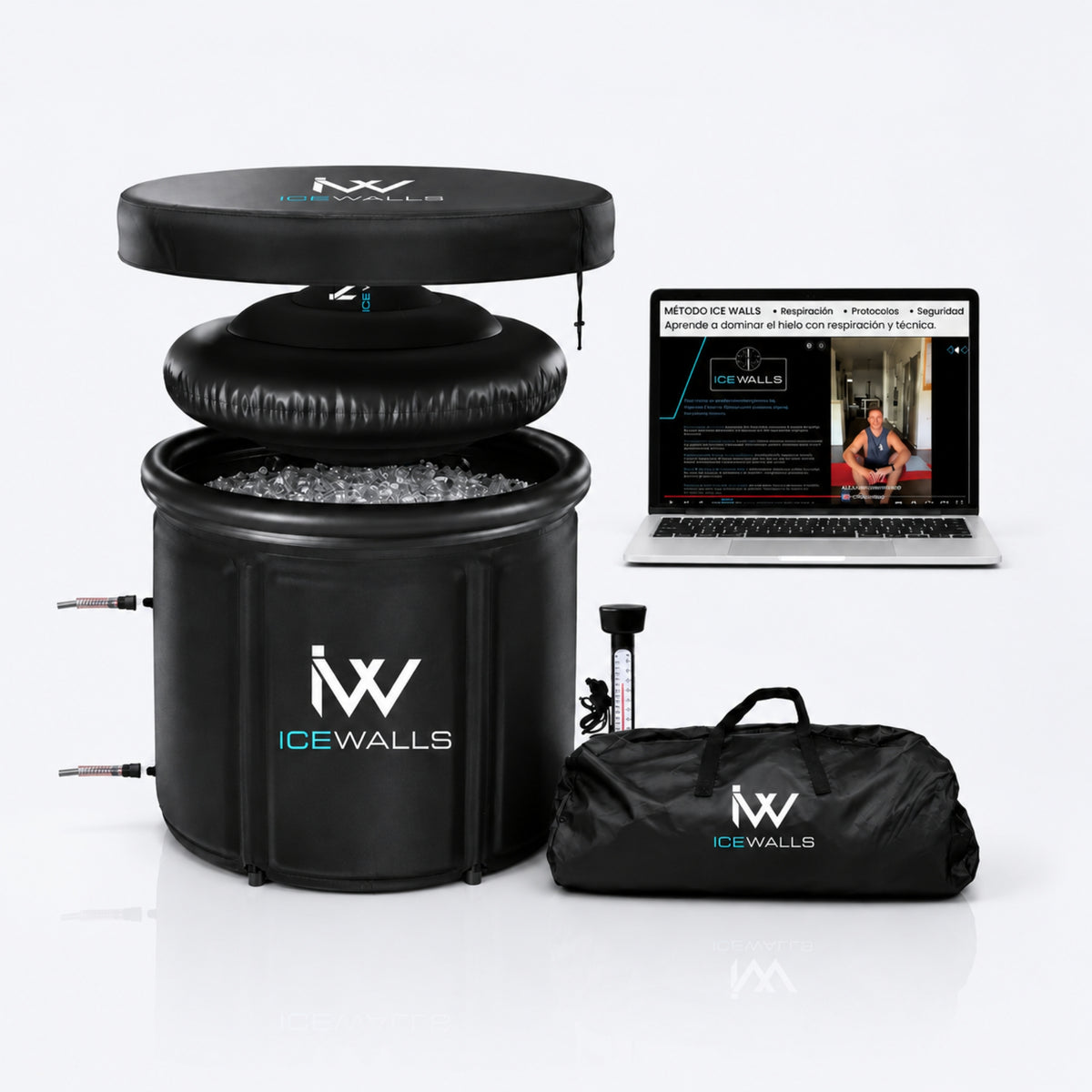Tina de Hielo Pro Ice Walls para crioterapia y recuperación muscular oferta invierno Ice Walls