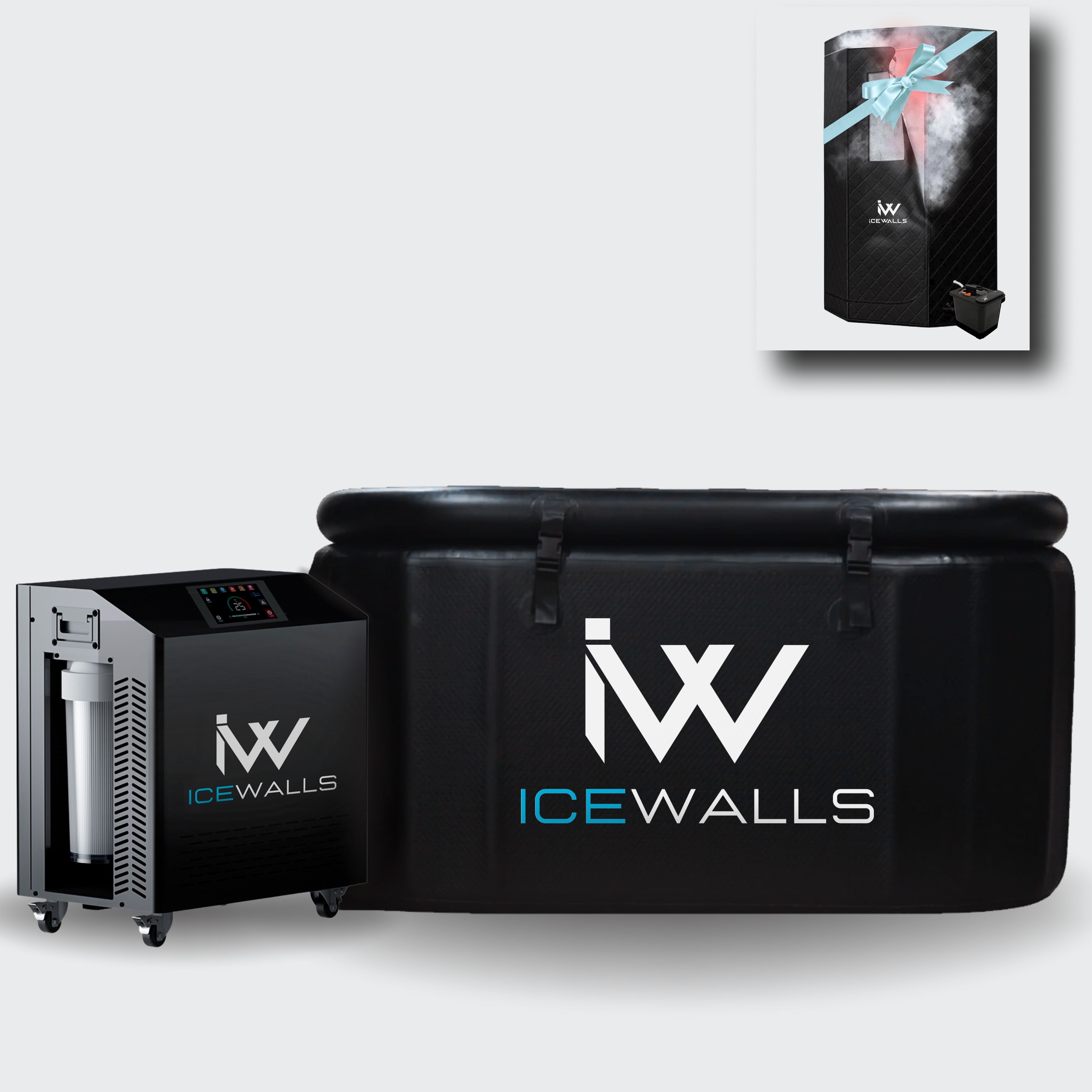 La tina de hielo Ice Walls con sistema dual de frío y calor ofrece una experiencia de recuperación y bienestar de otro nivel. Gracias a su avanzada tecnología, permite ajustar el agua desde 3°C para sesiones de crioterapia, hasta 42°C para baños de calor y relajación muscular. Este rango completo convierte a la tina en la herramienta ideal para contrastar frío-calor, potenciando la circulación, reduciendo inflamaciones y optimizando la recuperación después del entrenamiento.