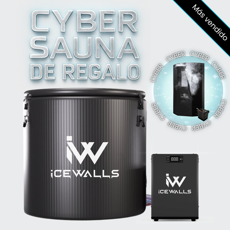 Ice Bath profesional con motor y sauna de regalo