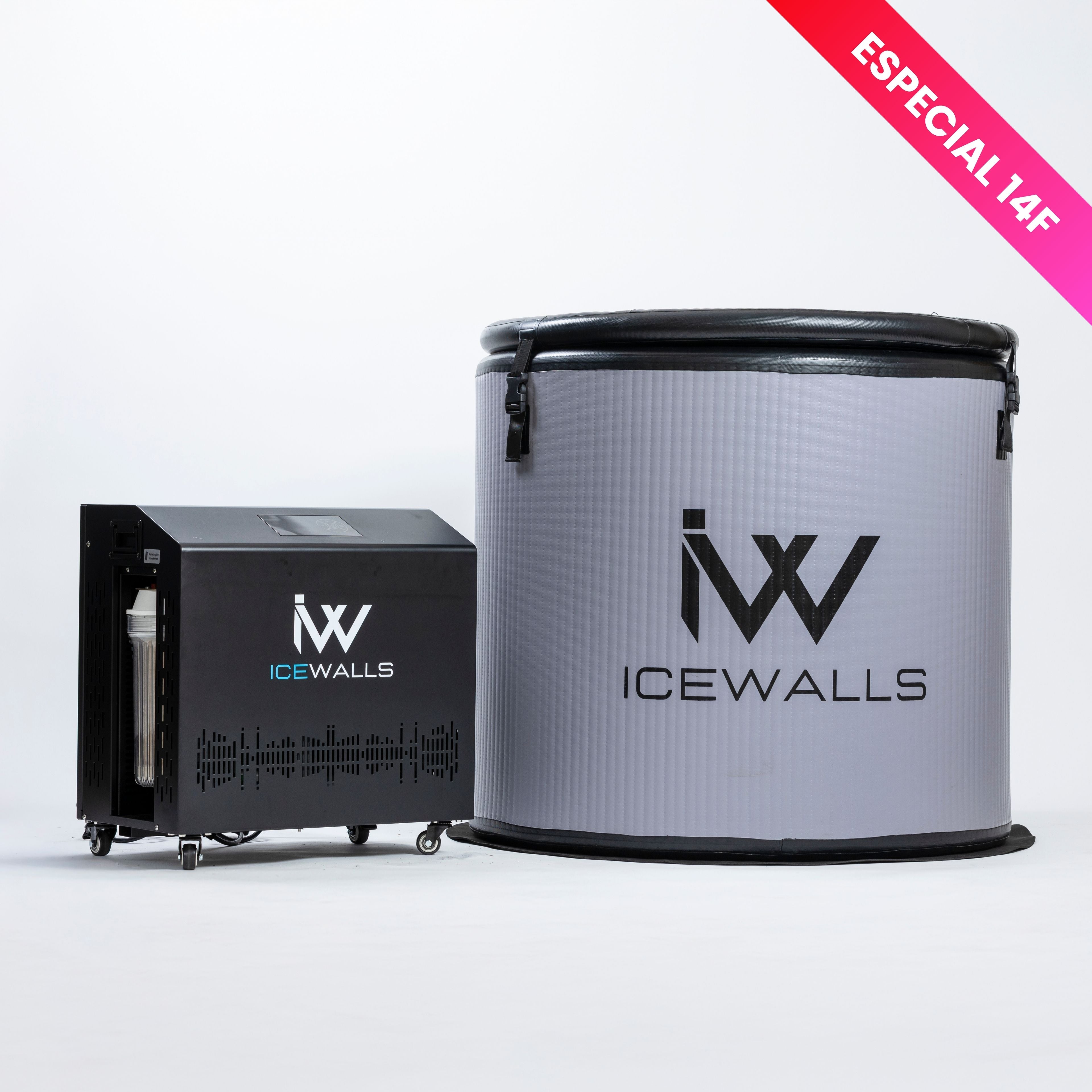 Ice Bath Premium con rango de 42 °C a 3 °C. Ideal para recuperación muscular, relajación y bienestar. Envíos a todo Chile.