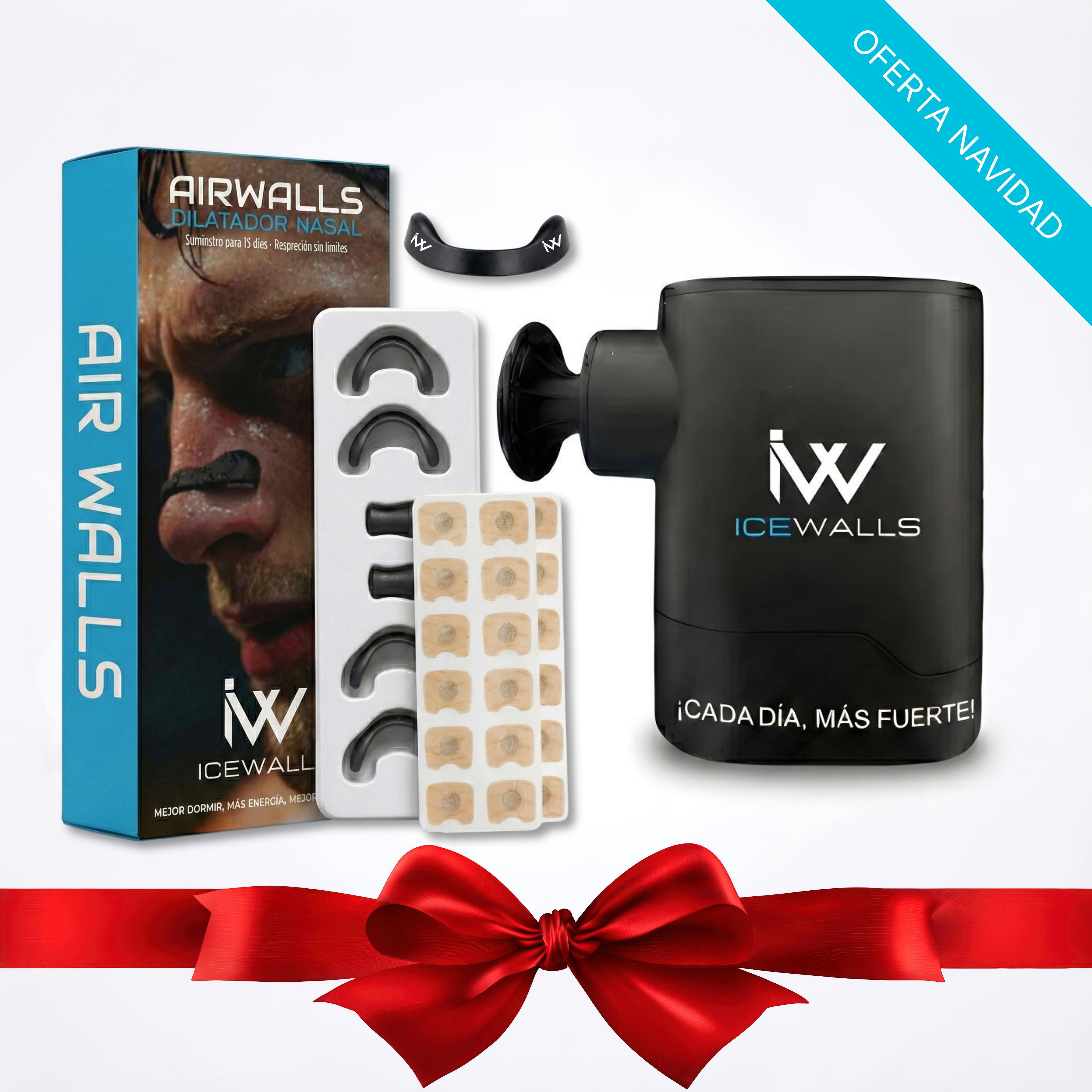 Paquete navideño (Recovery Gun + Dilatador Nasal AirWalls)