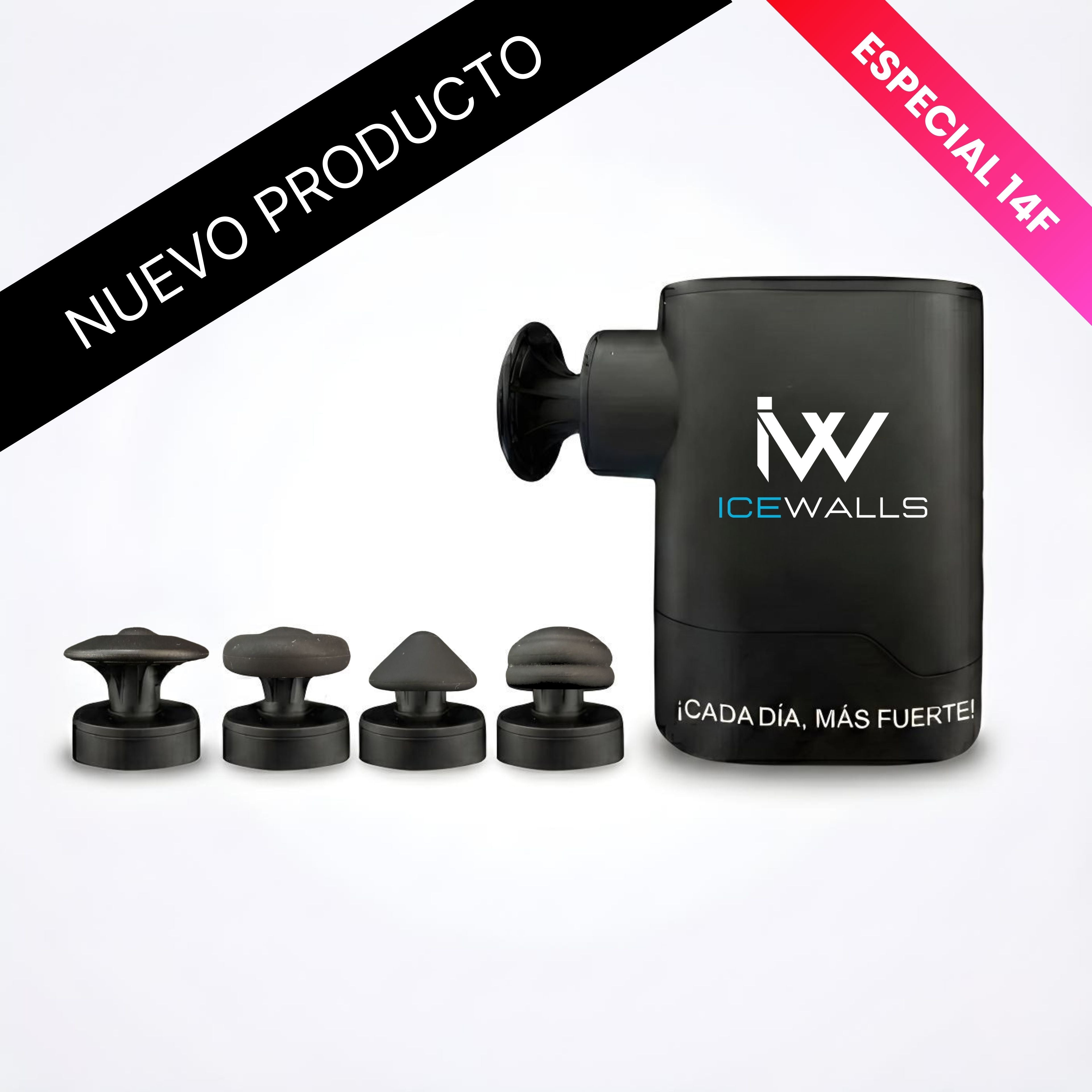 Pistola masajeadora Ice Walls en oferta Summer Sale, masajeador muscular portátil para recuperación y bienestar