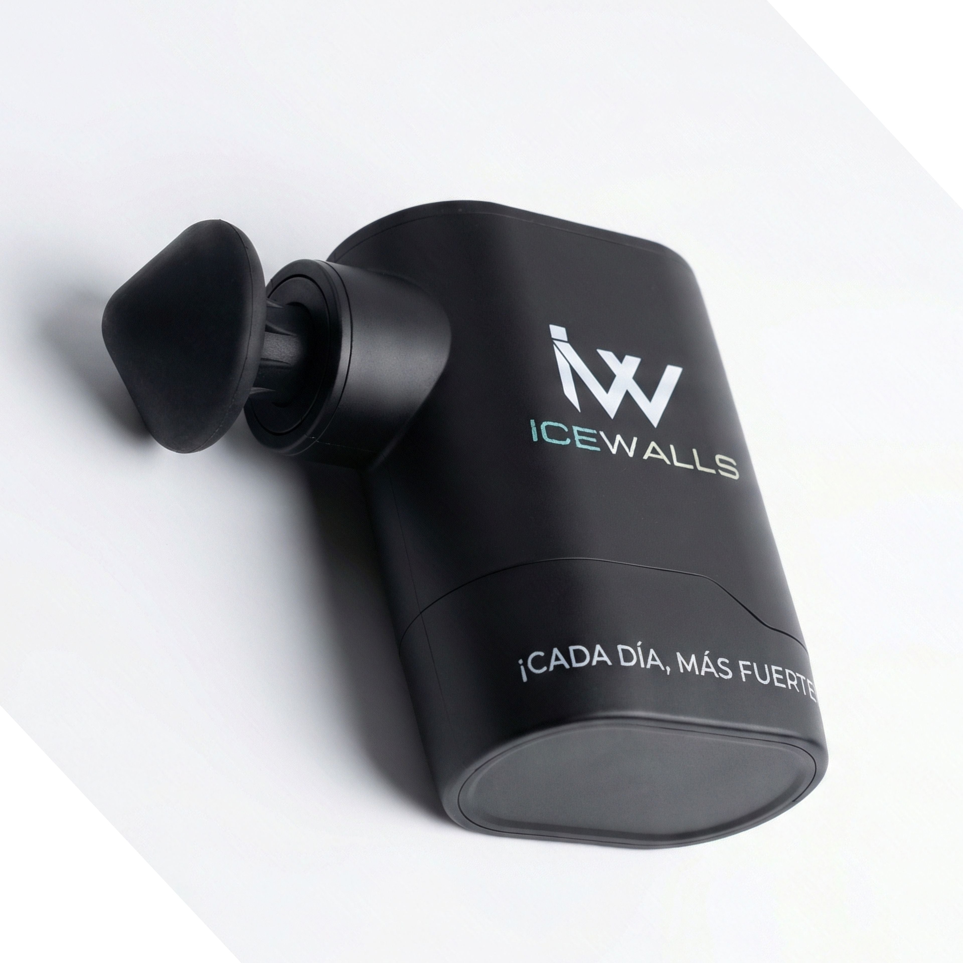 Massage gun ergonómica con accesorios de percusión para liberar puntos de tensión y acelerar recuperación