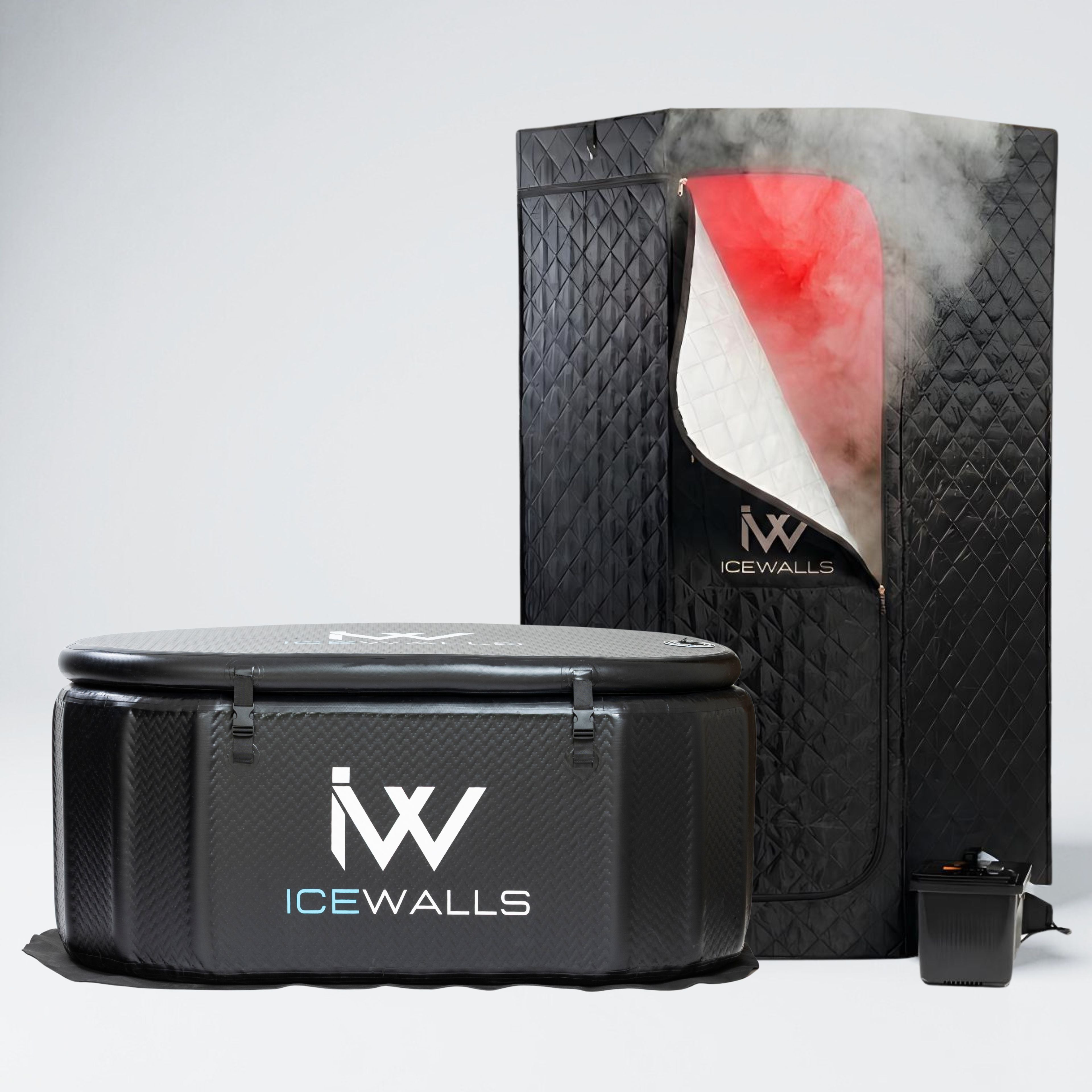 Sesión de terapia de contraste: combinación de calor y frío para mejorar circulación y reducir inflamación