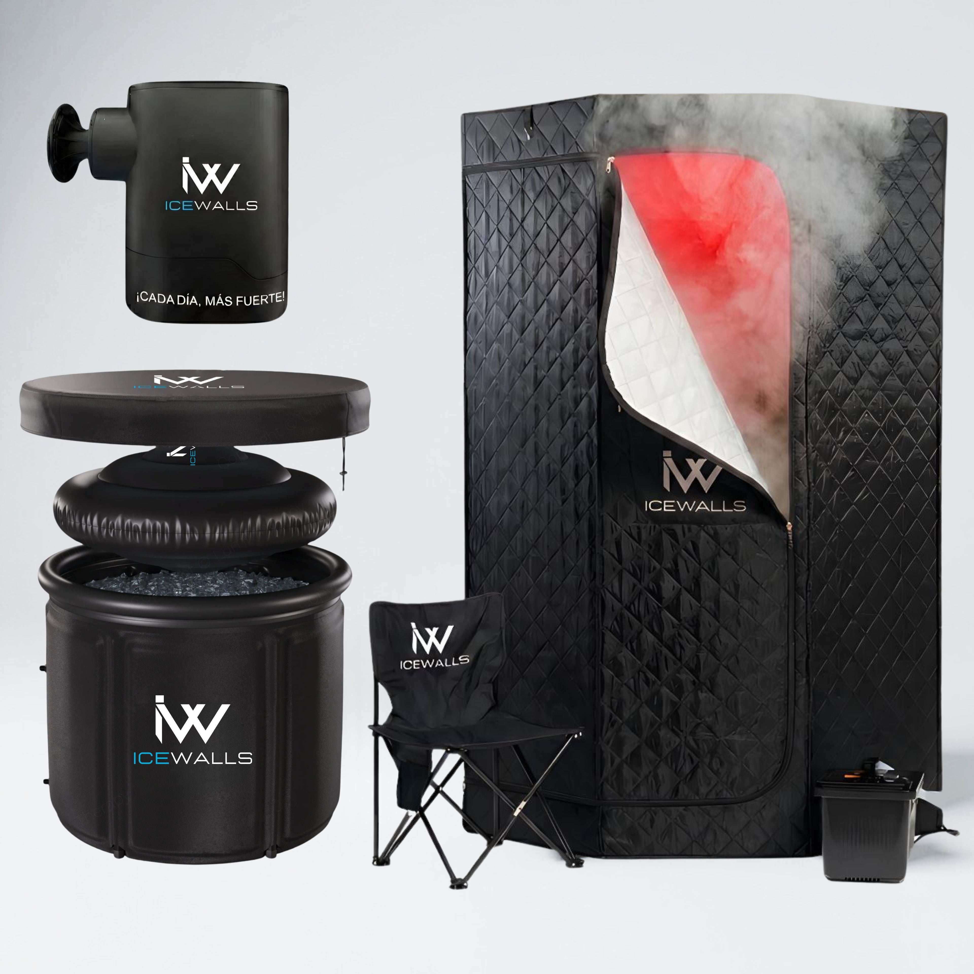 Terapia de contraste Ice Walls Summer Sale con frío y calor para recuperación muscular