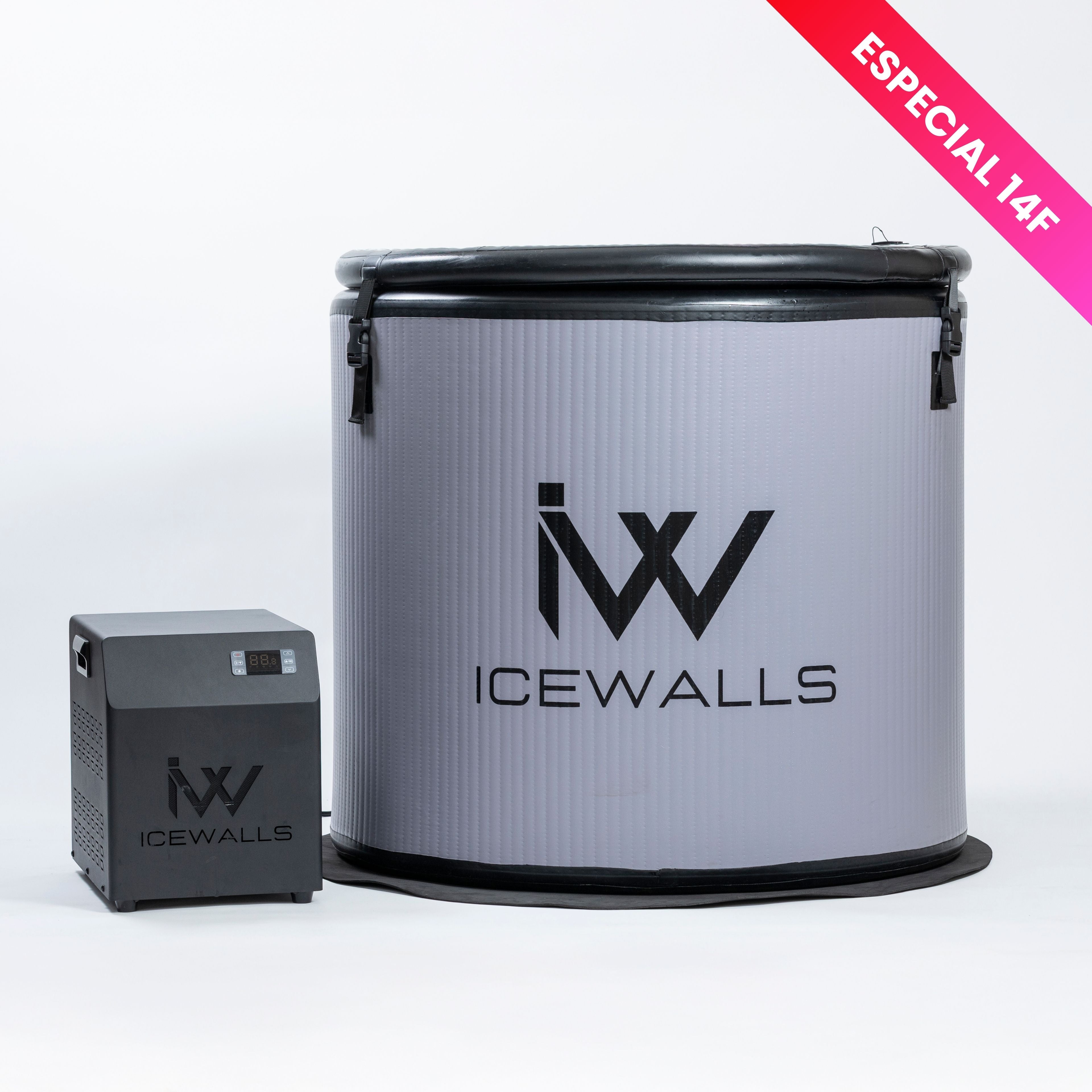 Ice bath portátil con motor y control digital de temperatura, diseñado para hogares, gimnasios y centros deportivos