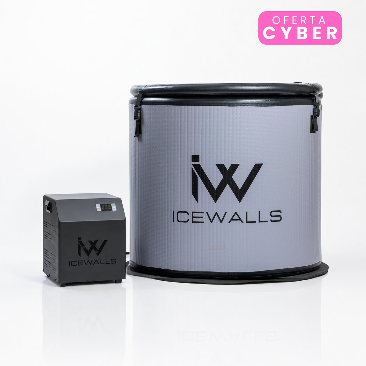 Tina de hielo Plus Ice Walls con motor enfriador automático