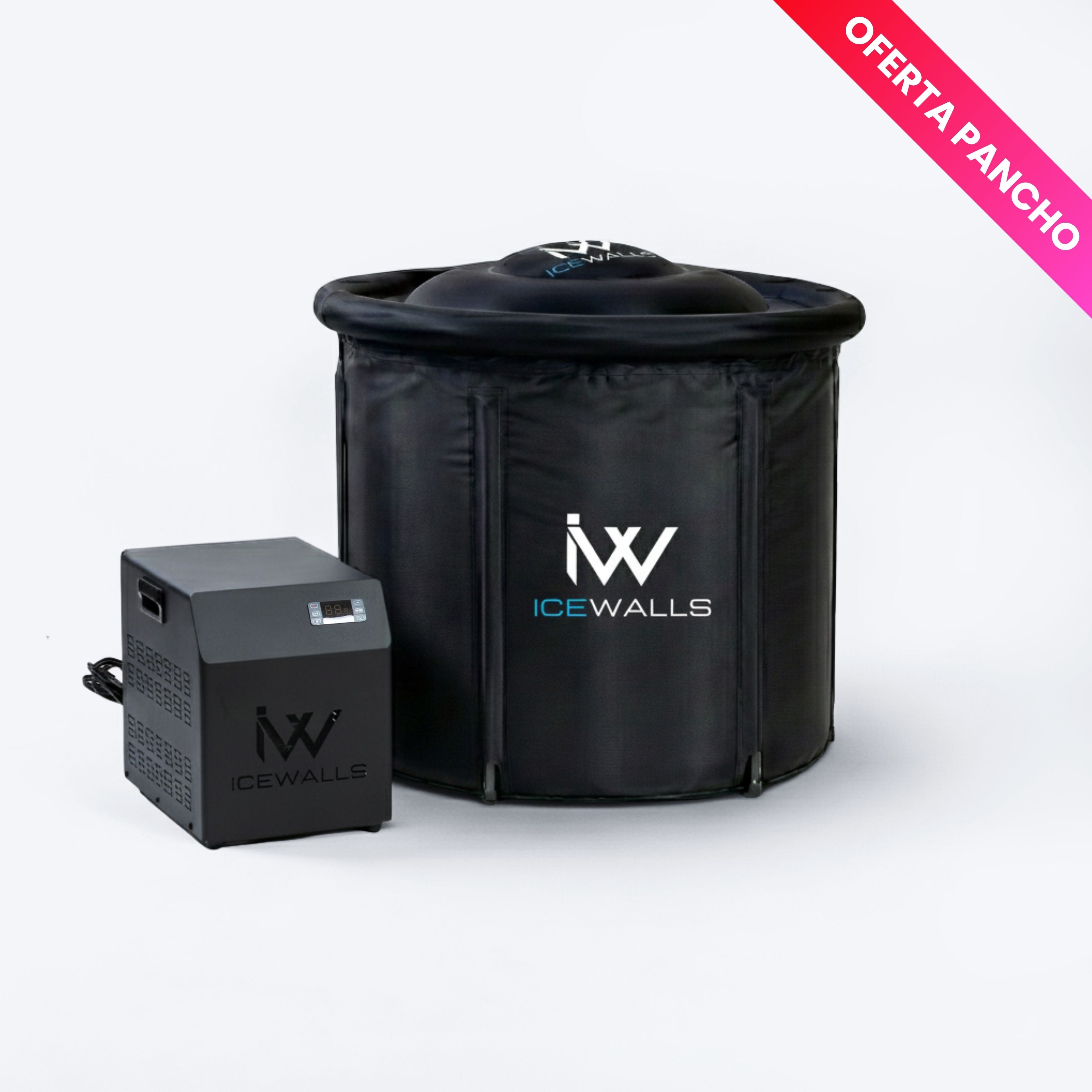 Tina de hielo grande y duradera para sesiones de frío en casa, deportes y rendimiento