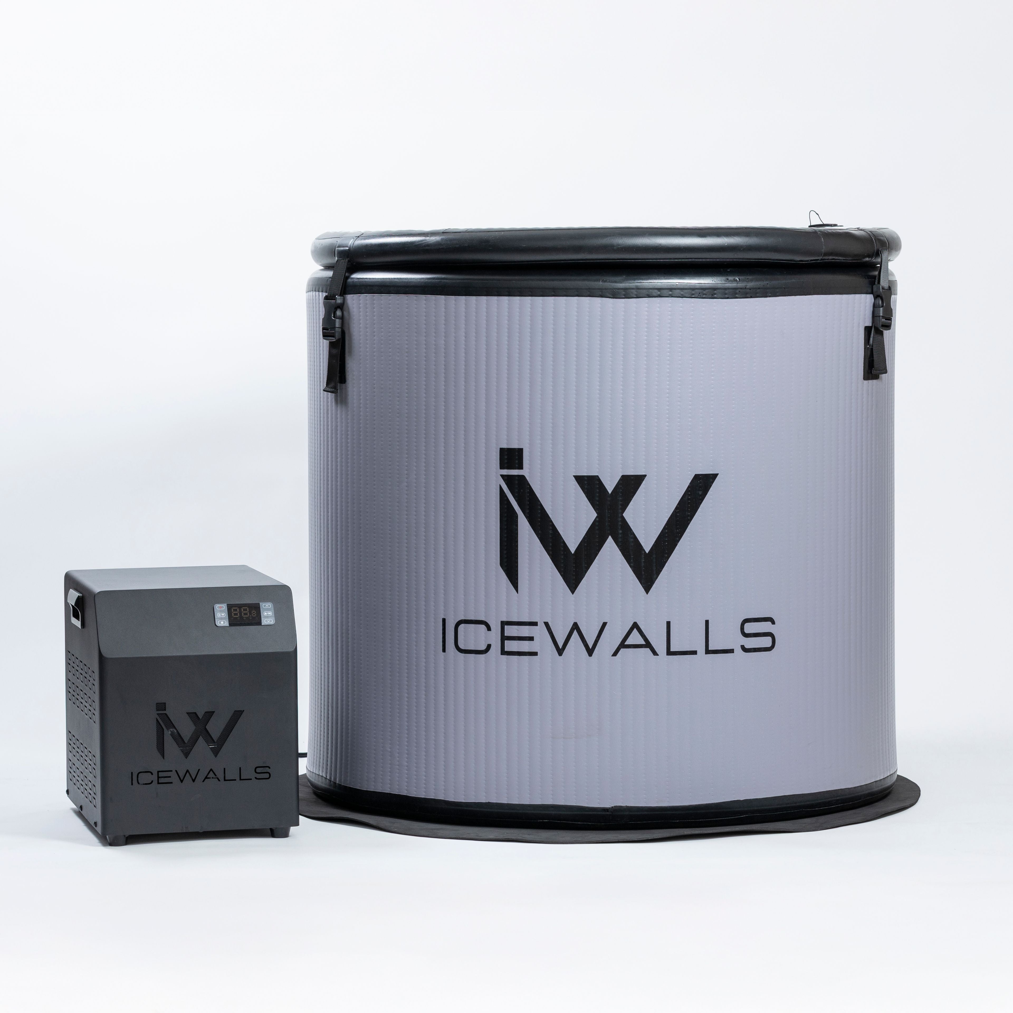 Ice bath portátil con motor y control digital de temperatura, diseñado para hogares, gimnasios y centros deportivos